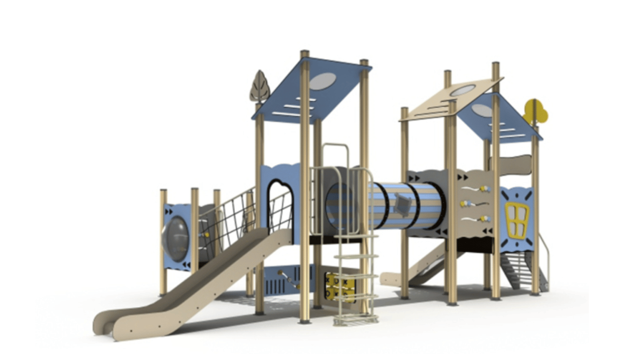 Compact Laminate Panels Playground Equipment - 4