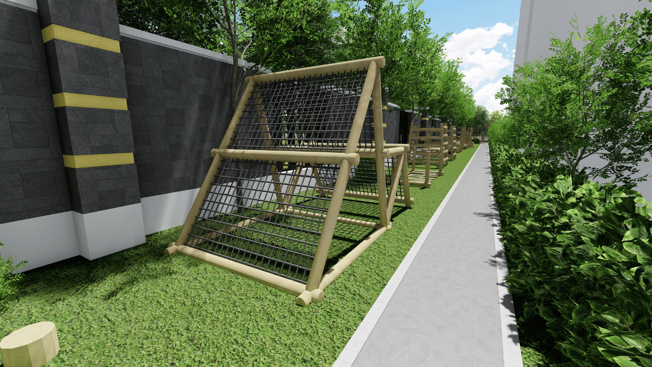 Kindergarten Series Plan 2-1 Playground Equipment