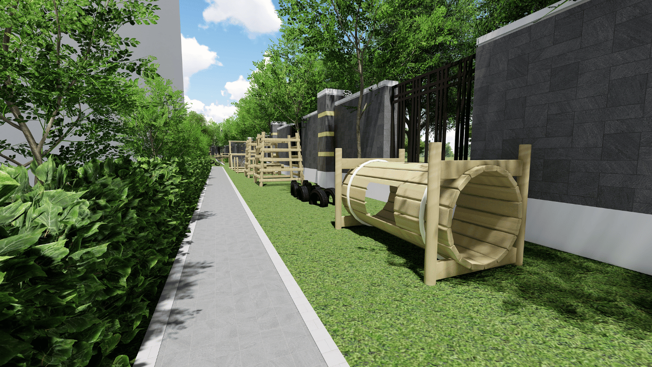 Kindergarten Series Plan 2-2 Playground Equipment