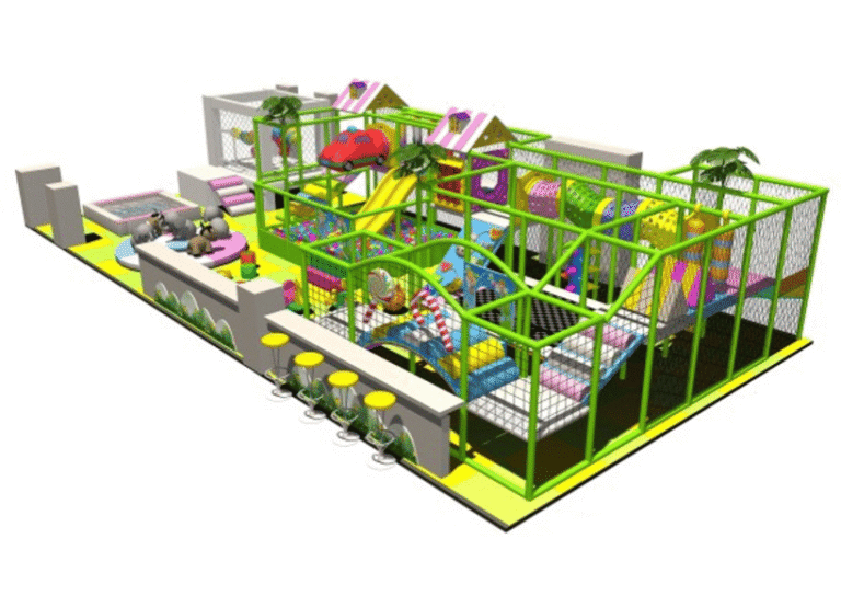 Naughty Castle Playground Equipment-YQL-D22202