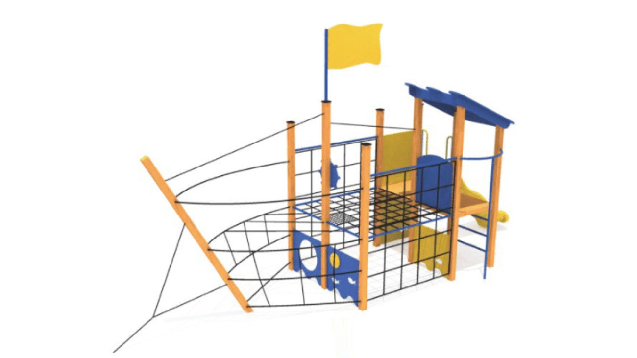 Wooden Expansion Playground Equipment - 1
