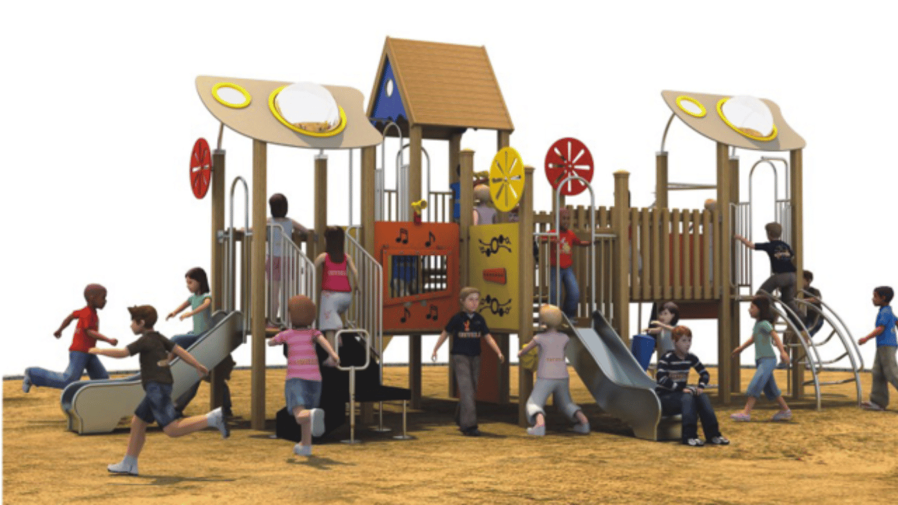 Wooden Playground Equipment - 2
