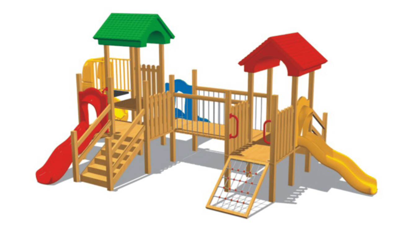 Wooden Playground Equipment - 5