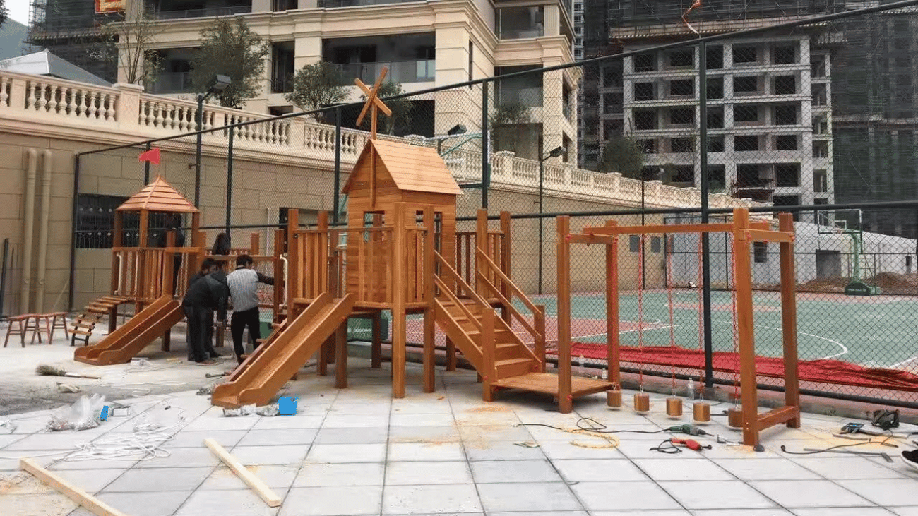 Wooden Playground Equipment - 8