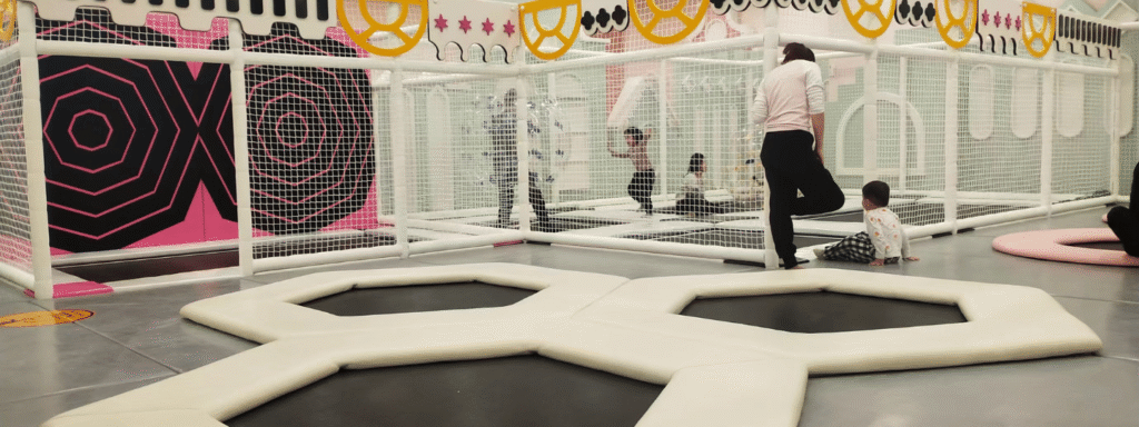 Trampoline area 1