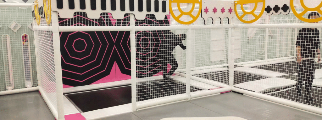 Trampoline area 4