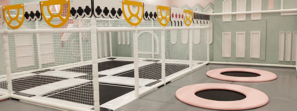 Trampoline area 6