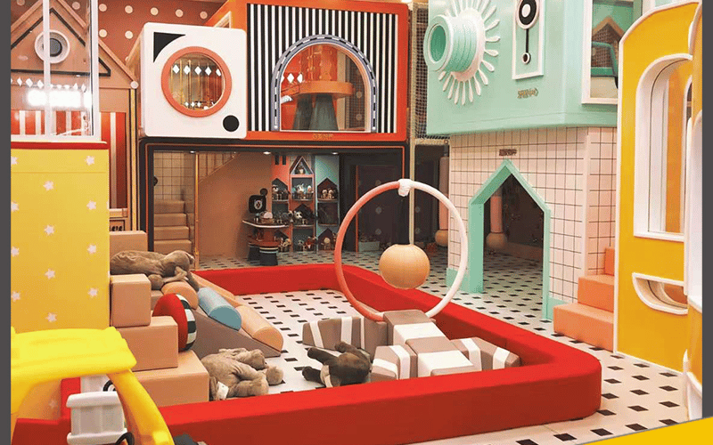 Indoor Playground with Its Objectives
