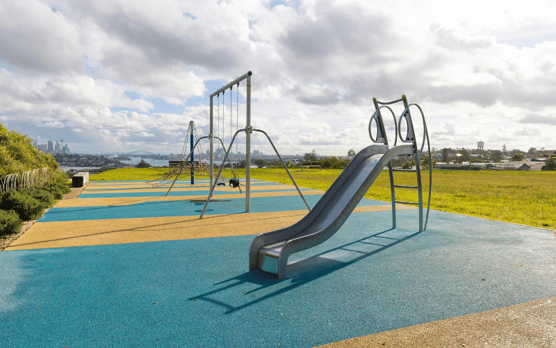 Slides are a playground favorite