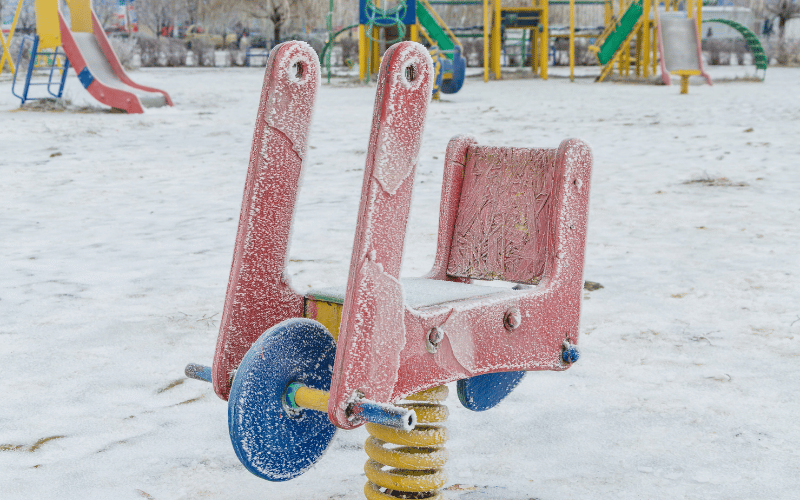 Winterizing Your Plastic Playground