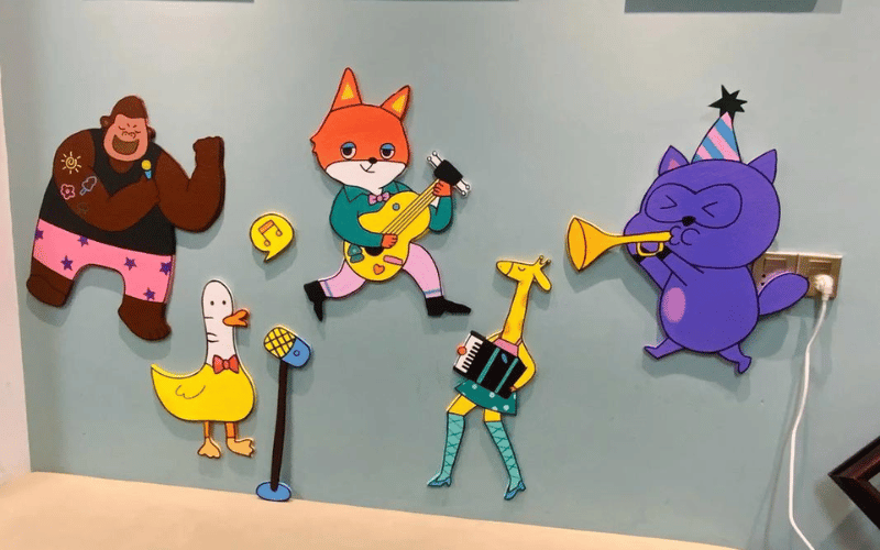 Music Wall Creative Play Area