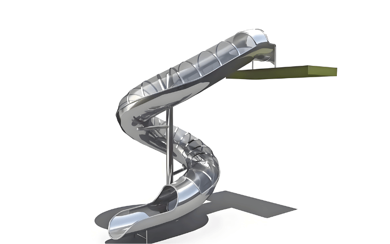 Stainless Steel Playground Slide - Safety and User Experience