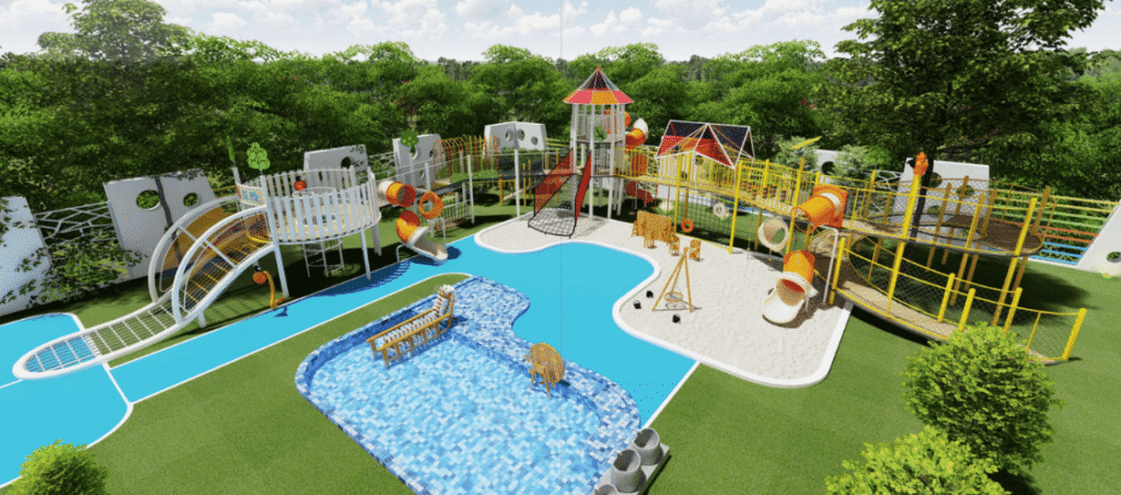 Examples of Custom Playground Equipment for Court Conversion Examples of Custom Playground Equipment for Court Conversion