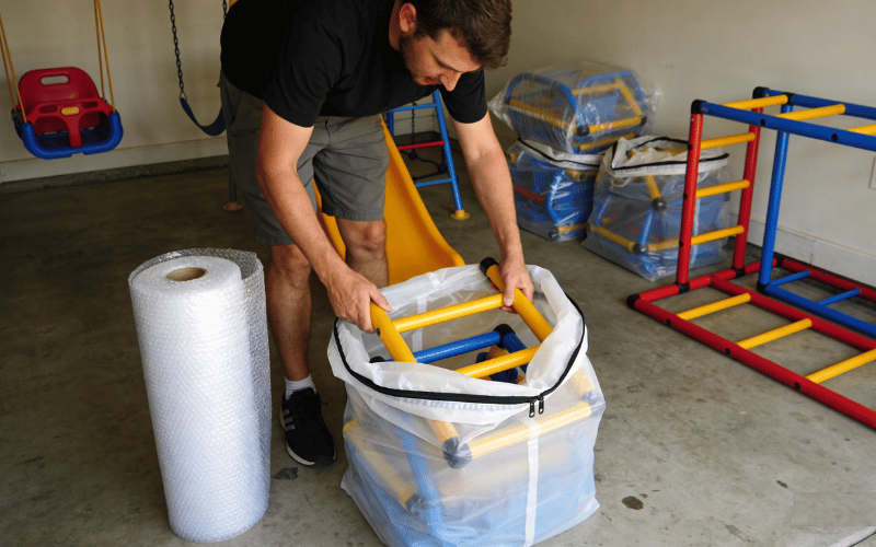 Remove & Store Freestanding Playground Equipment Properly