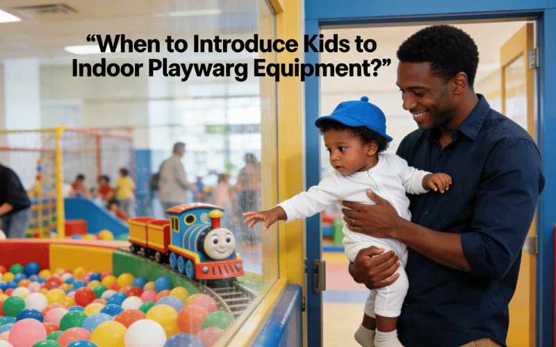 When to Introduce Kids to Indoor Playground Equipment