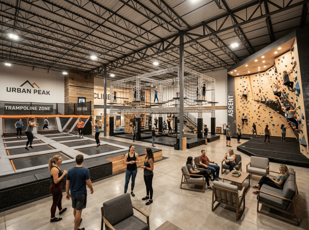 Adult indoor playground venue