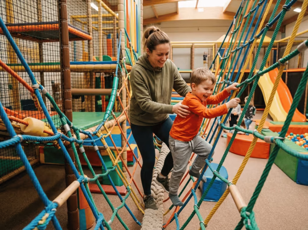 Parent playing with child Parent playing with child