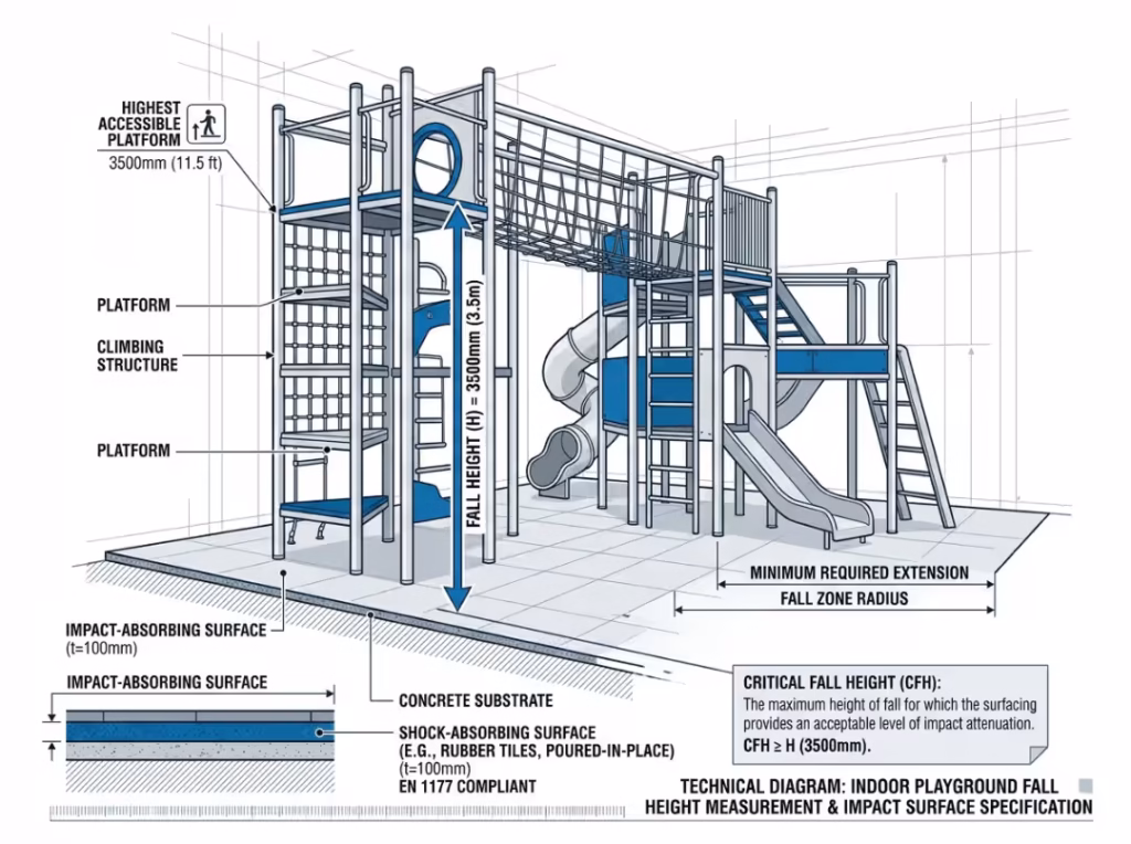 critical fall height diagram critical fall height diagram