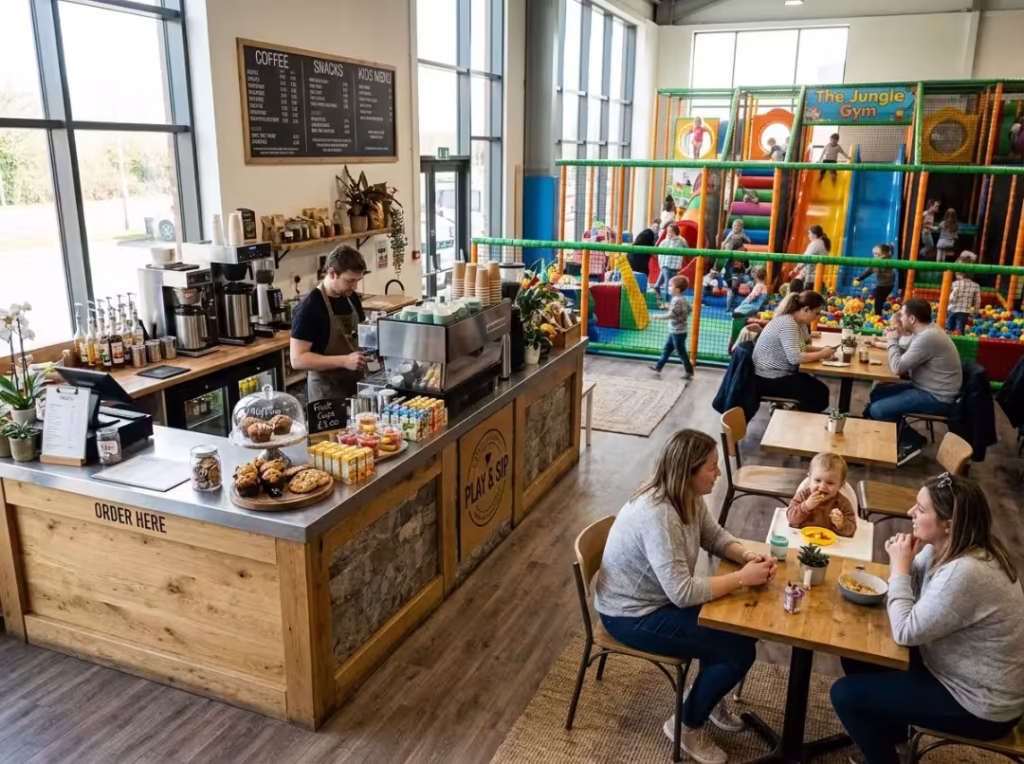 indoor play café area indoor play café area