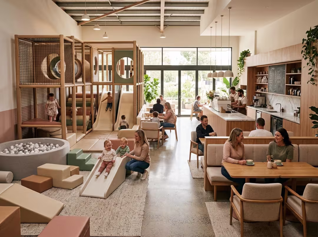 indoor play café interior